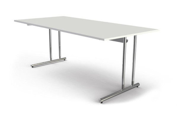 Kerkmann bureau extra groot, B 2000 x D 1000 x H 680-820 mm, Artline, kleur: wit, 11766310