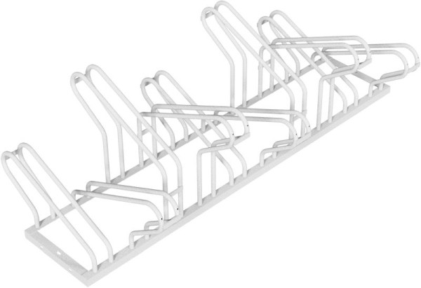 Schake fietsenstandaard, wielverstelling aan beide zijden, 2 x 5 parkeerplaatsen, lengte: 1750 mm, 420_52