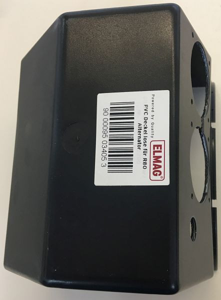 ELMAG PVC deksel los voor R80 dynamo, zonder stopcontacten en zonder thermische zekering, 9503405