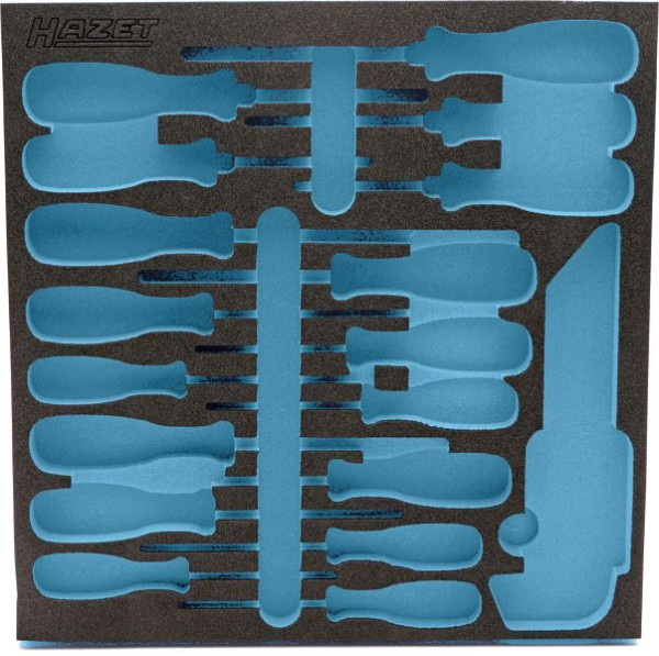 Hazet 2-componenten zachtschuiminleg, voor 163-297/26, afmetingen / lengte: 344 mm x 342 mm, 163-297L