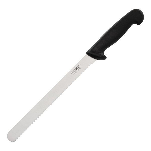 Hygiplas vleesmes gekarteld 25cm zwart, C579