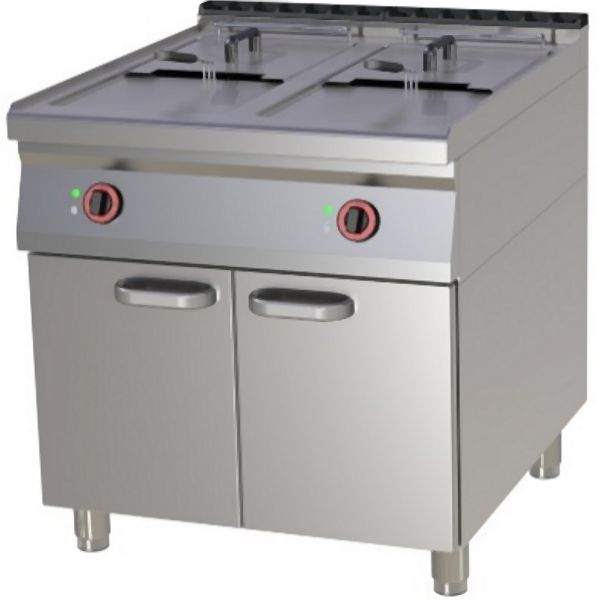 RM Thermik Series 900, elektrische friteuse met onderkast, 800x900x900mm, 2 x 17 L bassins, FE-90/8017E