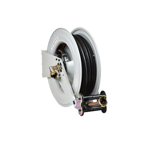 Ebinger slanghaspel OSM 410, max. 15bar / 90 ° C, 15m - 12.5mm ID rubberen slang ET, 1.410.105
