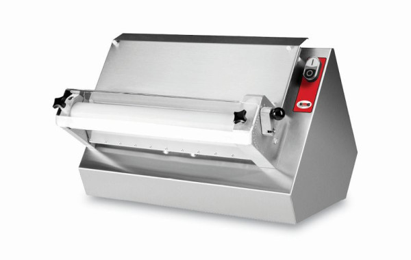 GMG deegroller Ø 30cm voor ronde en vierkante pizza's, instelbare deegdikte, variabel deeggewicht 80-210g, TTA-S-30