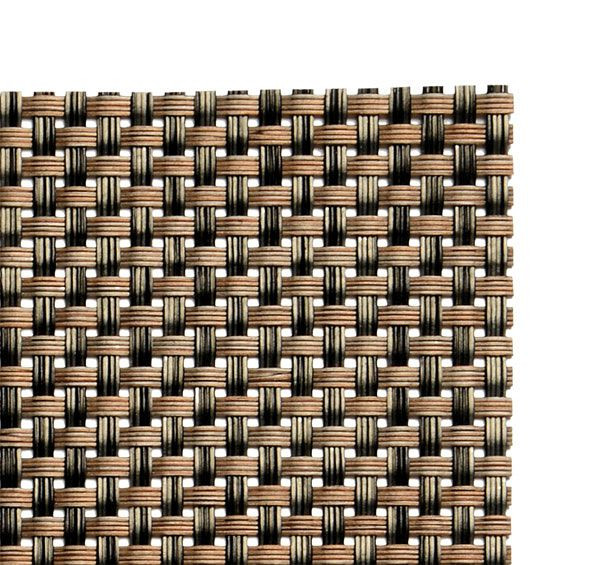 APS servet- en bestekzakjes, 24 x 9 cm, beige, bruin, PVC, smalle band, set van 6, 60552