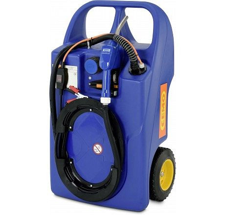 Cemo trolley 60 l voor AdBlue 12 V, AZV, kabel, met CENTRI SP 30, doseerslang 2,9 m, 11128