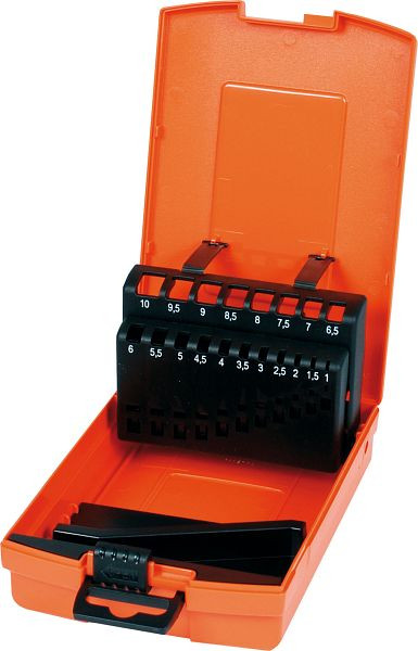 Projahn cassette kunststof 25 stuks 1-13mm leeg kleur oranje, 670251