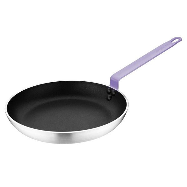 Hygiplas Teflon Platinum Plus koekenpan met antiaanbaklaag 240 mm groenpaars, FB477