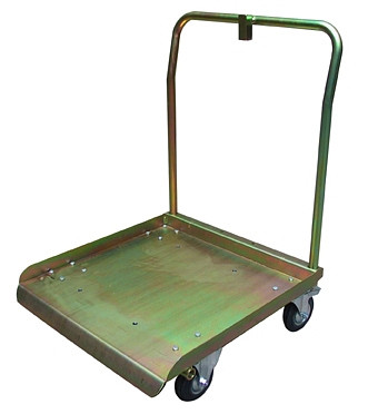 Ebinger slangenwagen met massief rubberen wielen, frame staal verzinkt, 130.001