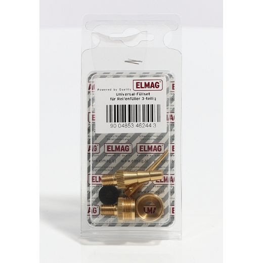 ELMAG universele vulset voor bandenpompen, 3-delig, 46244