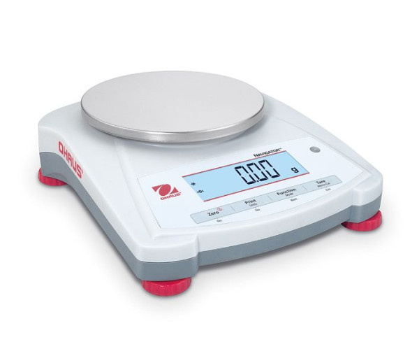 OHAUS Draagbare weegschaal NV222 EU, weegvermogen 220 g, afleesbaarheid bij wegen 0,01 g, 30456382