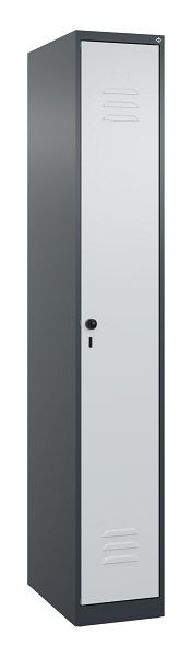 C+P luierkluis Classic PLUS, 1850x300x500mm, 7016/7035, veiligheidsdraaigrendel, 080000-10 S10011