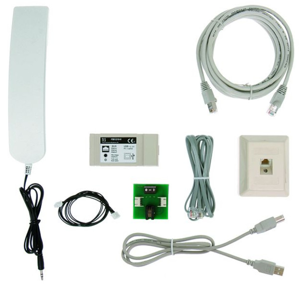 TCS-onderhoudspakket met onderhoudsinterface (USB) voor configuratie, analyse en onderhoud van TCS-systemen, FBI1210-0