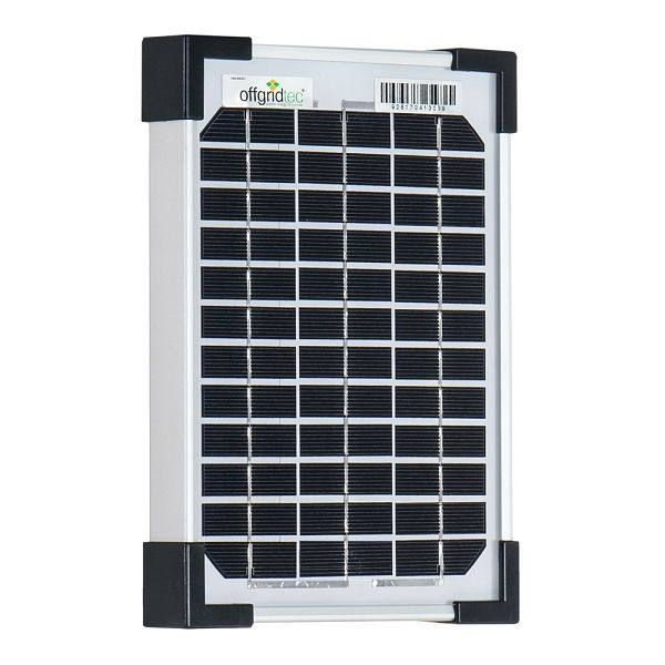 Offgridtec 5W mono 12V zonnepaneel, rendement >22,3%, 3-01-002960