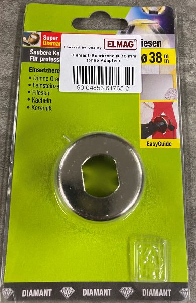 ELMAG diamantboor Ø 38 mm (zonder adapter), 61765