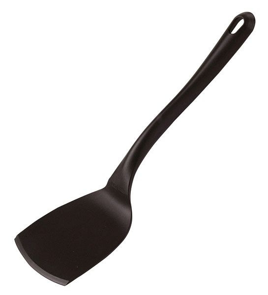 APS spatel, 11 x 9,5 cm, handvat: 23 cm, polyamide, zwart, 00603