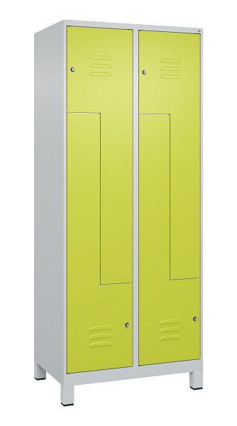 C+P Z-Spind Classic PLUS, C Z-Spind, Classic PLUS, voeten, 4 vakken, 1950x800x500mm, 7035/0024, cilindersloten, 080013-224 S10025