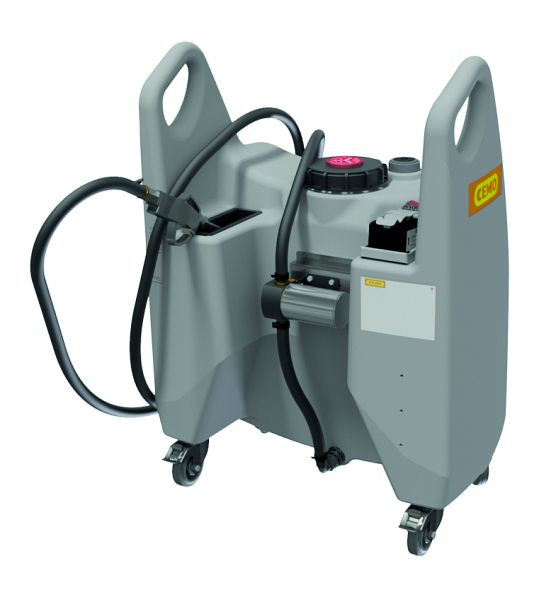 Cemo transferwagen olie 130 l, CAS scharnierdeksel met elektrische pomp 12V, accu + lader, 11546