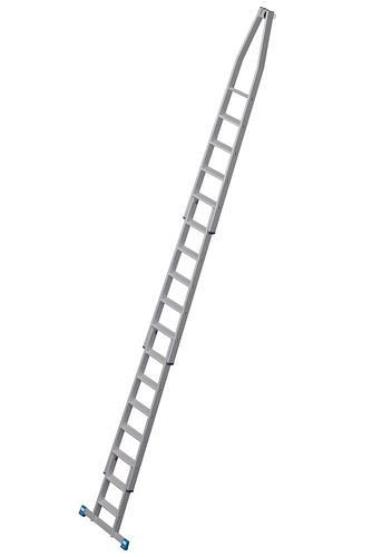 Krause opsteekladder van aluminium, set van 4, 17 treden, 307655