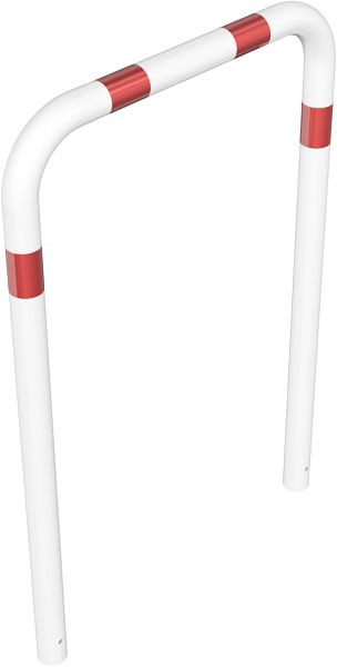 Schakedeflectorbalk Ø 76 x 2,6 mm zonder dwarsbalk voor plaatsing in beton, totale breedte: 1000 mm, totale hoogte: 1000 mm, 475_10B