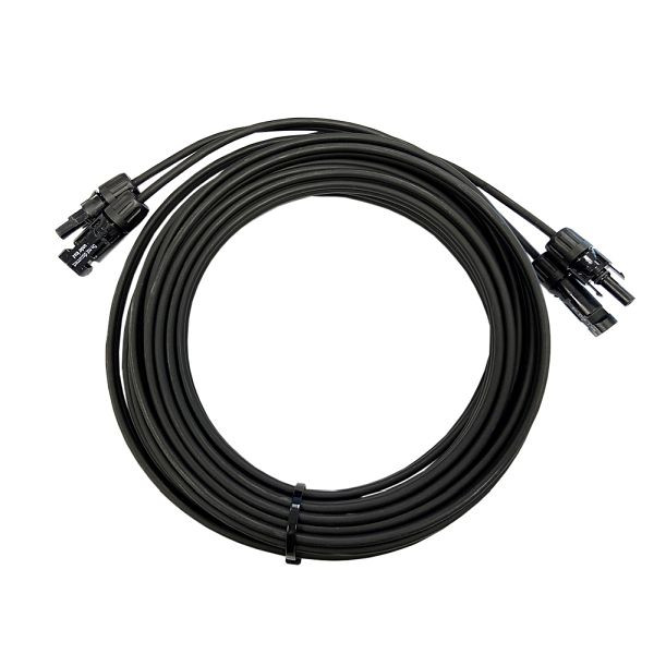 Offgridtec 8m 2x4mm² MC-4 naar MC4 aansluitkabel stekker/busverlenging, 8-01-007810