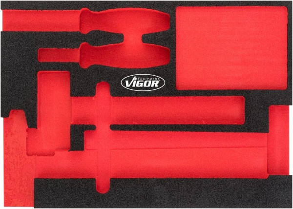 VIGOR 2-componenten zachtschuiminleg, afmetingen inzet / lademaat: M (282 x 393 x 35 mm), gebruik: V5085, V5085-L