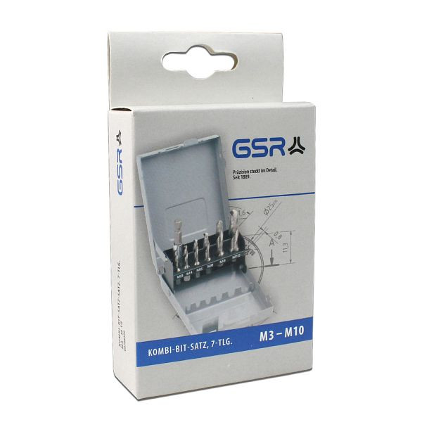 GSR 7-delige combinatiebitset M3-M10 GSR, 00708020