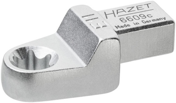 Hazet insert TORX® ringsleutel, insert vierkant 9 x 12 mm, buiten TORX® profiel, E11, 6609C-E11
