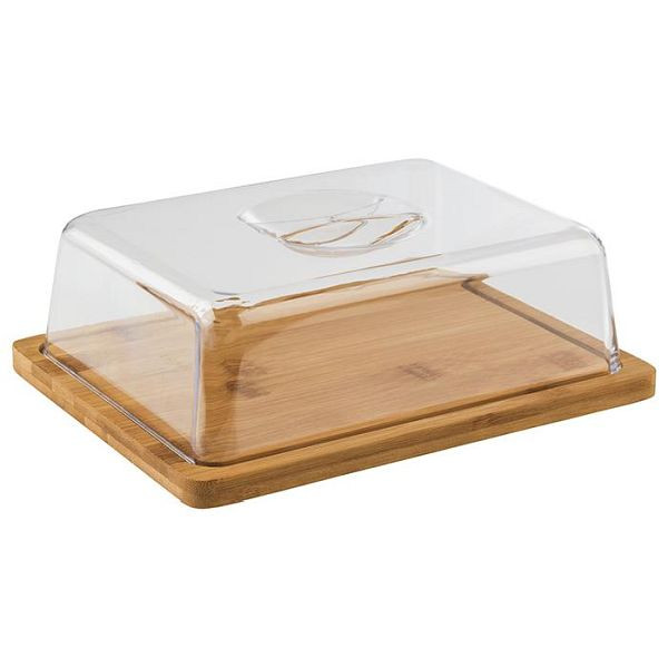 APS dienblad met kap, 24 x 18,5 cm, hoogte: 8 cm, polystyreen, hout, 00820
