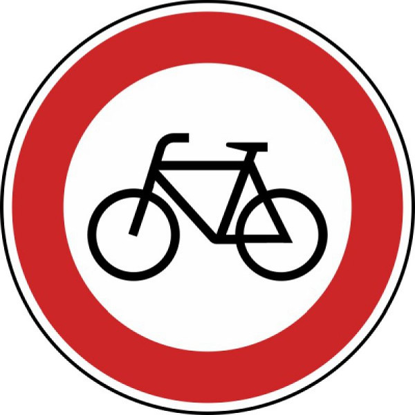 Stein HGS HGS fietsverbod nr. 254, 420 mm / RA2 / Alform, 254-122