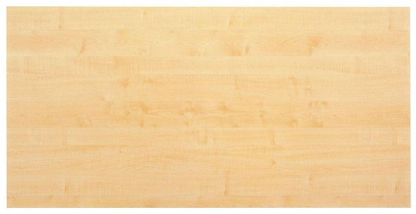 Hammerbacher tafelblad 160x80cm met esdoorn systeemboring, rechthoekige vorm, VKP16/3