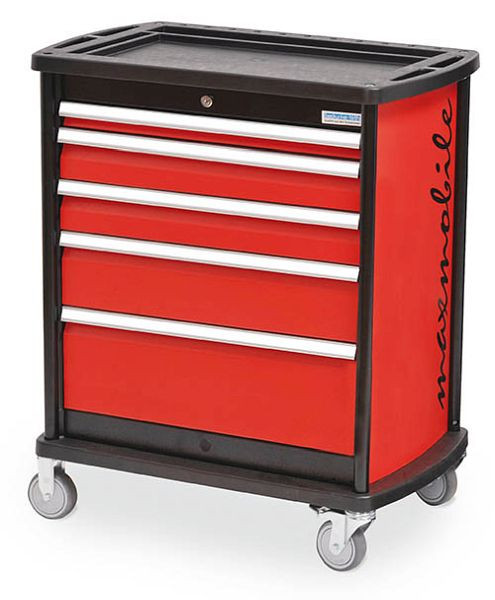 Bedrunka + Hirth Maxmobile behuizing, met 5 lades, verschillende paneelhoogtes, 08.88.90A