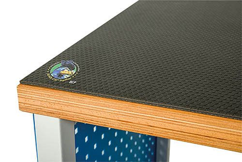 Bedrunka + Hirth veiligheids-antislipmat als werkbankhoes, complete rol, afmetingen in mm (BxDxH): 2000 x 750 x 4, 0320754ANT
