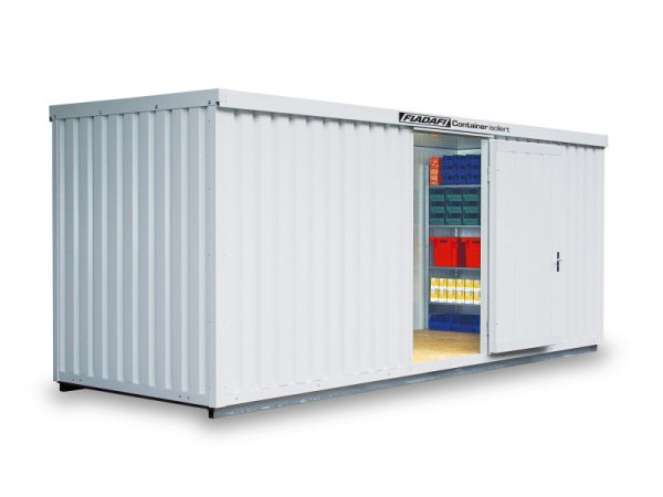 FLADAFI IC 1600 materiaalcontainer, geïsoleerd, met geïsoleerde vloer, 6.080 x 2.170 x 2.500 mm