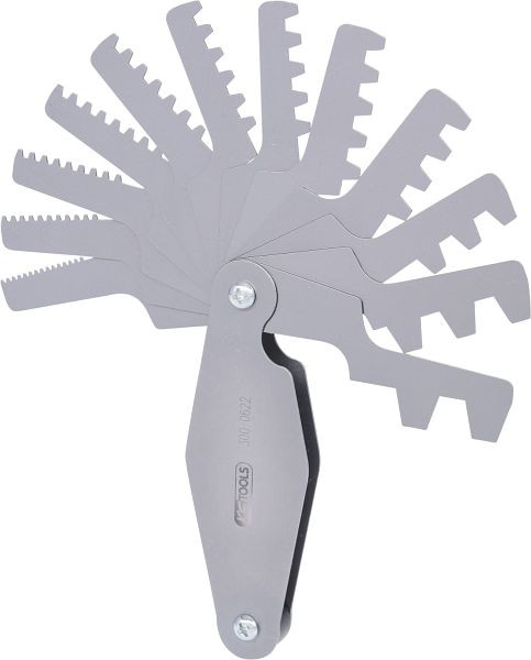 KS Tools trapeziumdraadmeter, voor 30° schroefdraad, 2-12 mm, 300.0622