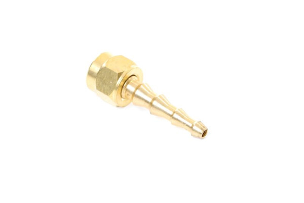 ELMAG slangtule - 6-9mm met wartelmoer, IT 1/4', 6 mm, messing, orig. OXYTURBO, 43362