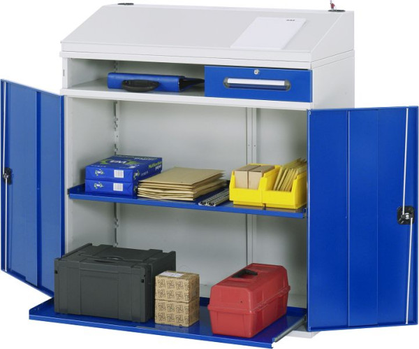 RAU zijkast sta bureau - model 05, B1100 x D520 x H1110/1220 mm, 07-1100-M05.11