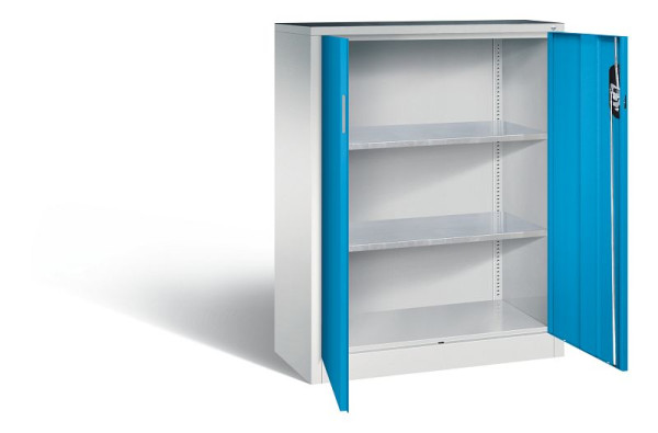 C+P gereedschapskast Acurado, H1200xB930xD400mm, kleur: lichtgrijs/lichtblauw, verzonken handgreep, 8520-000 S10100