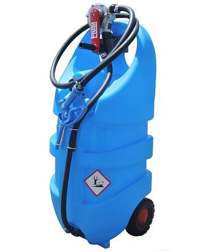 DENIOS mobiel tanksysteem type Caddy voor ureumoplossing AUS 32, 110 liter, met handpomp, 252-252