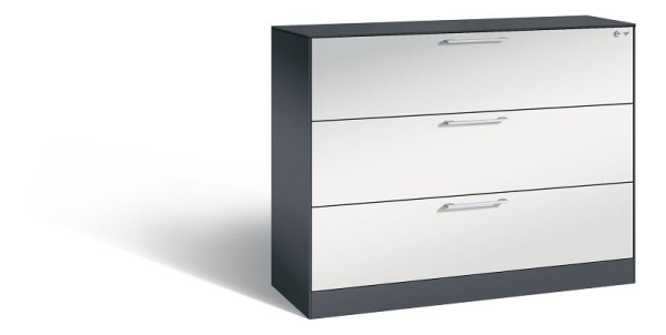 C+P hangarchiefkast Asisto, H1010xB1200xD435mm, kleur: lichtblauw, beugelgreep, 146041-313 S10139