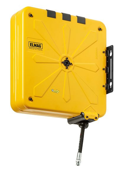 ELMAG industriële slanghaspel gesloten '4440/12' voor perslucht en water 70°C, 12 m, 3/8', 20 bar, 44027