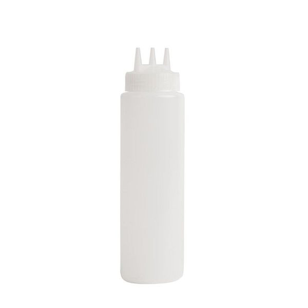 Vogue transparante knijpfles met 3 sproeiers 68cl, CW725