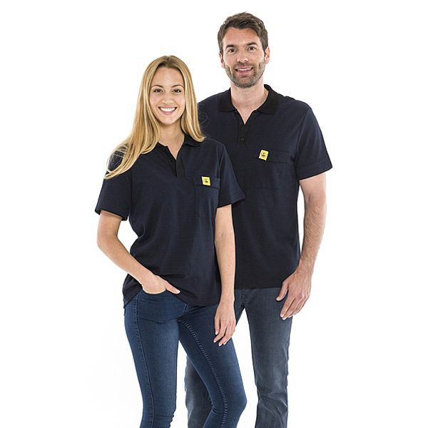 SafeGuard ESD poloshirt, marineblauw, 210g/m², maat 4XL, DSWL44393