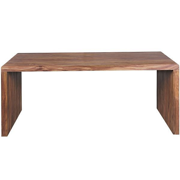 Wohnling bureau BOHA massief hout Sheesham 180 cm brede designplank van echt hout, landelijke stijl, WL1.433