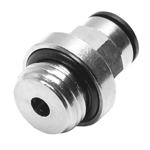 AEROTEC rechte aansluiting met buitendraad 1/4 inch, cilindrisch, met O-ring, 6 mm, 20.2001.08