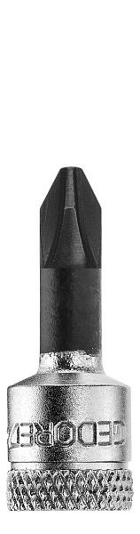 GEDORE schroevendraaierbit, 1/4'', voor kruiskopschroeven PH 2, 6174660