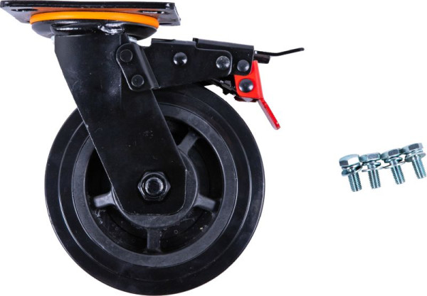 KS Tools zwenkwiel voor werkplaatswagen P45 met schroeven, 873.7014-R012P