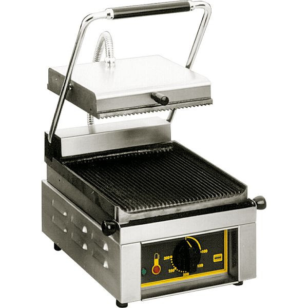Stalgast contactgrill, 2 kW, afmetingen 330 x 385 x 220 mm (BxDxH), KE0701330