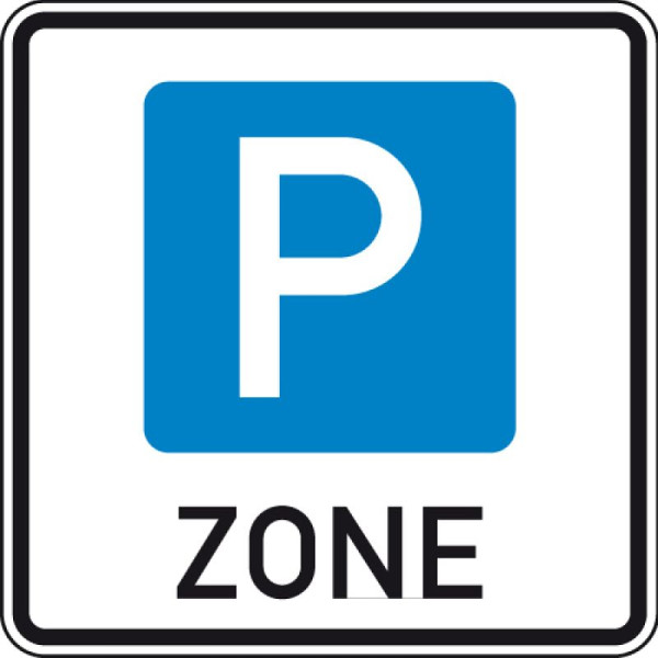 Steen HGS begin parkeerbeheerzone nr. 314.1, 600x600mm /RA1/Alform, 314.1-112