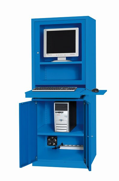SOFAME AIC500 computerkast B650 x D 550 x H 1750 mm, lichtgrijs RAL 7035, W040010001GC